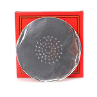 Feuilles d'aluminium perforées spéciales pour chicha arabe, carrées et rondes, épaissies, 50 pièces, accessoires pour chicha
