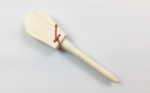 Castagnettes en bois espagnoles avec poignée pour enfants, instrument de percussion OEM en gros, directement de l'usine - Product Image 4