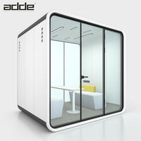 Installation facile Cabine téléphonique mobile Cabine de réunion privée insonorisée avec système d'air frais