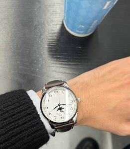 Reloj de Moda para Hombre de Acero Inoxidable con Esfera de Cristal de Zafiro, Movimiento Mecánico, Resistente al Agua, Caja de 40 mm - Product Image 5