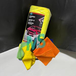 Toalla de Microfibra Sin Bordes, 400GSM, Súper Suave, 40X40cm, Paño de Microfibra para Lavado de Autos, Toalla para Detallado Automotriz - Product Image 1