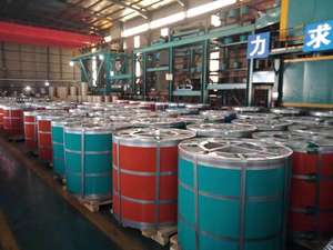 Bobina de chapa de acero galvanizado prepintado laminado Gi recubierto de color Precio Importador Bobina de acero Ppgi - Product Image 4