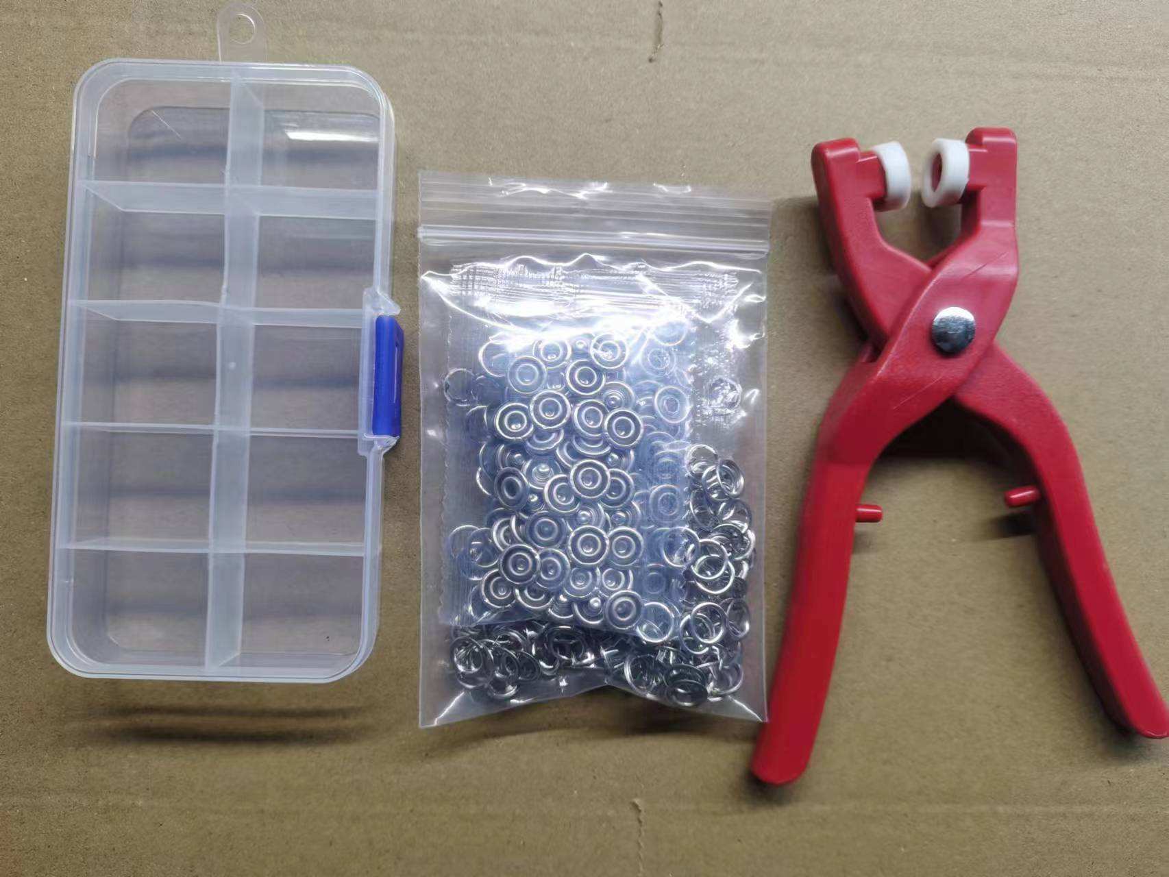 50Sets buttons+Tool+Box