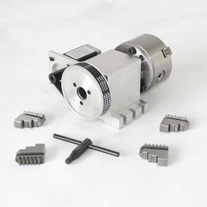 แกนหมุนราคาดี รุ่น K5M-6-100B ขนาด 100 มม. 4 จับ คัชแบบหมุน 6:1A สำหรับเครื่องกัด แกนหมุนแบบกลวง 4 แกน - Product Image 1