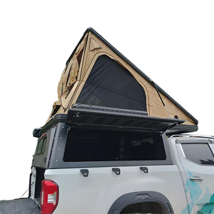 Carpa de Camping Portátil de Lona para Camioneta, con Bolsa de Transporte, Doble Capa, Impermeable, para Viajes por Tierra - Product Image 1