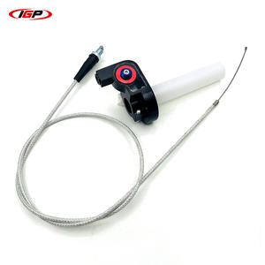 Poignées d'Accélérateur à Tirage Rapide Moulées sous Pression avec Collier de Serrage pour Motos - Product Image 1