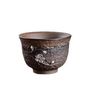 Tazza da Tè in Ceramica, Tazza Singola Non Smaltata in Stile Giapponese, Lusso Leggero Retrò Antico Tazza da Tè Cinese - Product Image 5