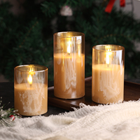 Bougie à télécommande Matti, lumière LED, fonctionne sur piles, bougies vacillantes, flamme sans flamme, mini bougie LED de Noël