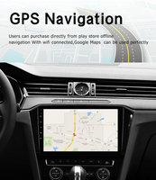 Autoradio Android 2 Din 7/9/10'' Écran tactile IPS 4+4 cœurs 4+128 Go Stéréo de voiture Carplay Android Auto GPS WiFi RDS DSP d'usine