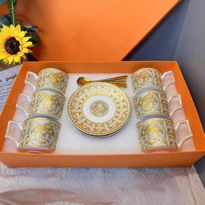 Set da Tè in Porcellana di Lusso Bestseller, Servizio da Tavola Minimalista in Ceramica Occidentale e <span class=keywords><strong>Bone</strong></span> <span class=keywords><strong>China</strong></span> - Product Image 5