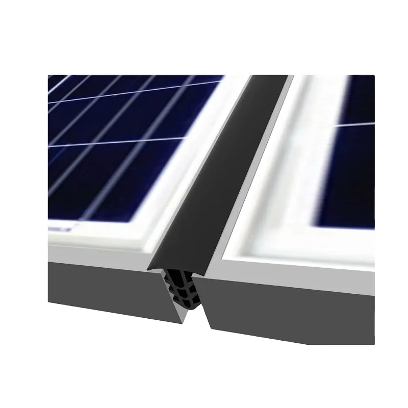 Personalizado EPDM borracha solar weatherstrip painel gap selo gaxeta painel fotovoltaico em forma de T