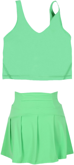 Ensemble 2 pièces vert jungle