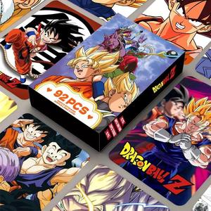 92 pièces par boîte, dessin animé Detective Dragon Ball Goku, 60 cartes Lomoca, 32 autocollants, accessoires de jeu de rôle, anime en papier - Product Image 2
