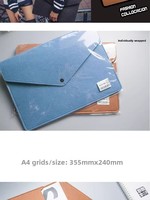 Bolsa para Documentos Multicolor, Maletín A4, Bolsa para Archivos de Reuniones de Negocios, Impresión de Logotipo Personalizado