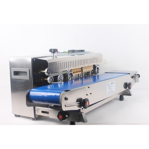 NEBR SF900 selladora de manga termorretráctil Horizontal máquina de sellado de mesa continua automática para bolsa de plástico papel de aluminio eléctrico - Product Image 3
