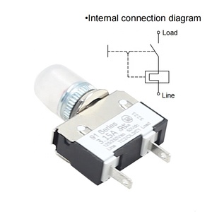 <span class=keywords><strong>Disjoncteur</strong></span> thermique Kuoyuh série 91 0.5-10A <span class=keywords><strong>bouton</strong></span> <span class=keywords><strong>rouge</strong></span> réinitialisation manuelle 250V protecteur de surcharge pour équipement électrique - Product Image 4