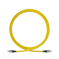 FC/FC Upc Apc kabel Jumper serat optik, jalur tunggal Multi Mode, panjang 1m 1.5m 2m 3m pilihan