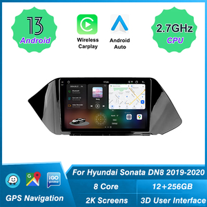 วิทยุติดรถยนต์แอนดรอยด์สำหรับ Hyundai Sonata DN8 2020 GPS นำทาง CarPlay 4G WiFi มัลติมีเดียสเตอริโอมัลติมีเดีย<span class=keywords><strong>2019</strong></span> - Product Image 4