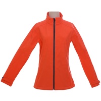 Chaqueta Softshell de Invierno Personalizada para Mujer, Elástica en Cuatro Direcciones, Impermeable, Transpirable, Tejido de Tres Capas, Color Liso
