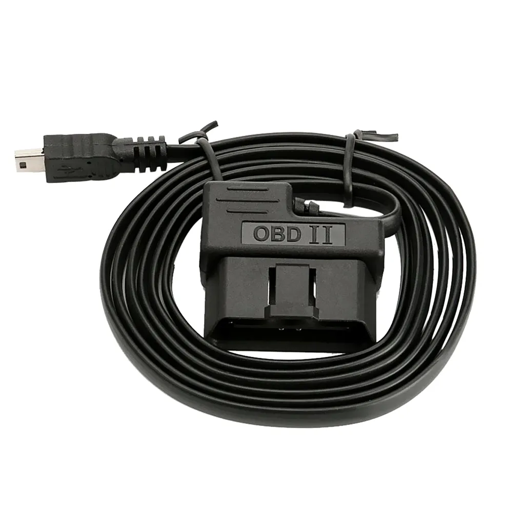 16 Pin OBD II 2 Cable Diagnostic Adaptor OBD2 To Mini Connecting Cable For Car HUD Head Up Display OBD2 Cable