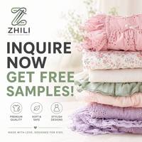 Vêtements d'été fins pour bébés : Robes de princesse en coton à motif cerise pour nouveau-nés et jeunes enfants