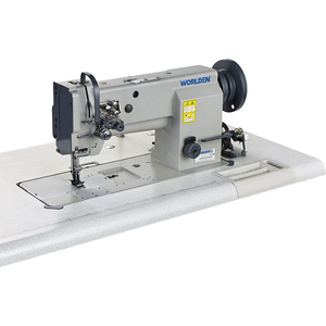 Machine à coudre industrielle à double aiguille, point droit, crochet large, alimentation composite, robuste, modèle 4420 - Product Image 2