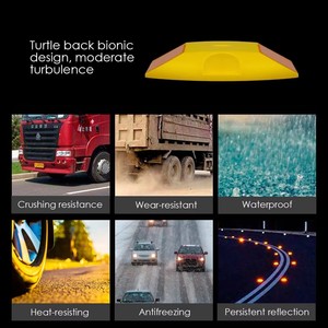 Marcatori Stradali Bianchi 4 Pollici Riflettenti ad Alta Intensità Prismatici LED Classificati IP68 Resistenti <span class=keywords><strong>per</strong></span> Avvertimento Stradale Senza Alimentazione - Product Image 5