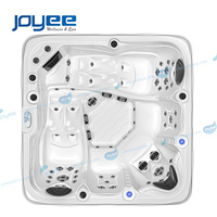 Bain à remous extérieur en acrylique pour 5 personnes, idéal pour hôtels et maisons – Baignoire de massage intelligente JOYEE, best-seller de notre usine.