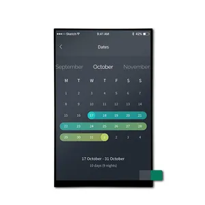 7.0 pollici 800*1280 res tipo verticale interfaccia MIPI display LCD IPS