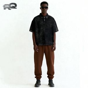 Men's Blue Jogger Pants Casual Straight Pattern Sport/Trouser with Customizable <b>Pockets</b> Mid Waist Best Quality Material - Product Image 3