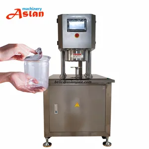 Commercial Cans Vacuum Sealing Machine Rice Tinplate Seamer Machine Meat Cans Nitrogen Filling Sealer