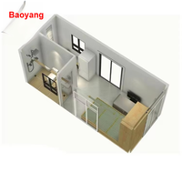 Maison conteneur de 20 à 40 pieds, détachable, facile à transporter, bon prix, modulaire pour hôtels et complexes hôteliers, vente en gros depuis la Chine