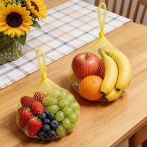 Huamaohengchun 100Pcs Durable Mesh Produce Bags Onion/Fruits/Vegetables/Seafood Net Bags Grocery Storage (22 Inch LDPE <b>Material</b>) - Product Image 1