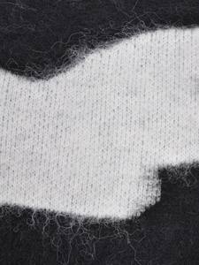 Maglione lavorato a maglia da donna per tutte le età moderni ultimi materiali eco-compatibili che promuovono la sostenibilità con fiocco a strisce zebrate - Product Image 5