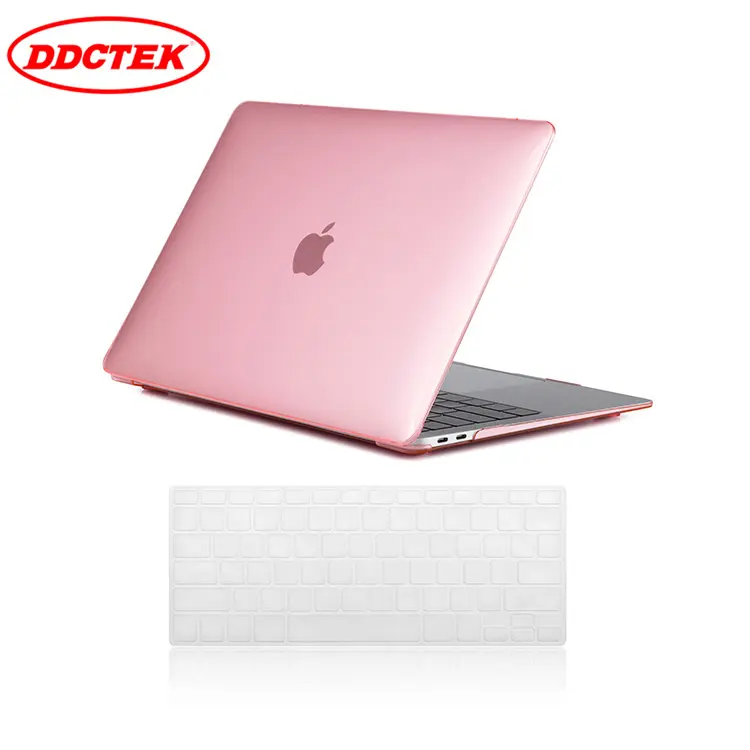 Custom Silicone Keyboard Cover with Crystal Laptop Case for Macbook 13 inch 15 inch