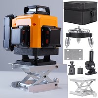 Niveau laser 4D16 automatique avec ligne de croix verte