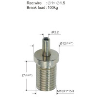Support de câble de sortie latérale réglable 10*32mm pince à câble métallique pince à câble monté au plafond