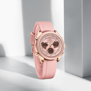 NAVIFORCE 5045T <span class=keywords><strong>Orologio</strong></span> da <span class=keywords><strong>Donna</strong></span> alla Moda con Quadrante <span class=keywords><strong>Rosa</strong></span>, Orologi al Quarzo per Donne, Nuovo Design 2025 Stile Lussuoso per Ragazze - Product Image 5