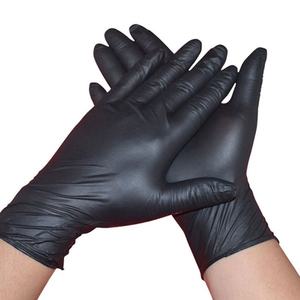Gants d'examen en nitrile noir sans poudre de qualité alimentaire pour le nettoyage et les outils de nettoyage de <span class=keywords><strong>voiture</strong></span> vente en gros - Product Image 3