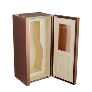 Caja de Regalo de Madera MDF EVA para Vino, Whisky, Brandy y Champán, Hecha a Mano, de Lujo, de Alta Gama, Forma Rectangular, Personalizable, Marca DS, Venta al Por Mayor - Product Image 1