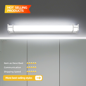 Modern <b>LED</b> Touch Control Stainless Steel Bathroom Vanity <b>Lighting</b> Waterproof Wall Lamp Simple Makeup Mirror Headlight Wall - Product Image 3