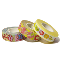 Ruban Washi Pailleté Coloré à Motifs Fruités pour Scrapbooking, Journalisation, Décoration de Planners et Emballage Cadeau