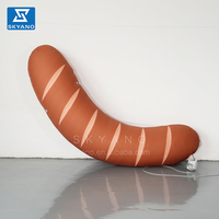 Publicité personnalisée Saucisse Gonflable Hot Dog Modèle Fête Gonflable Donut Géant Gonflable Pain Dessert Alimentaire Props