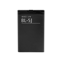 Batterie de remplacement de qualité supérieure BL-5J 3001-6800mAh pour Lumia 5230, 5800, 520 CE, conforme RoHS, en stock, vente en gros et en vrac