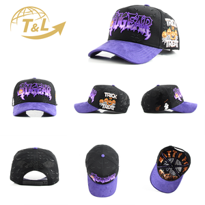 Casquettes de baseball 4UGEAR en gros, visière légèrement incurvée, casquettes snapback en coton, 5 panneaux, style A-frame, casquettes de papa - Product Image 2