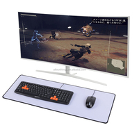 Alas Keyboard & Mouse Pad Karet Promosi Besar, Desain Sederhana Tahan Lama dengan Pencetakan Transfer Termal