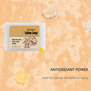 Sapone al Sebo OEM ODM all'Ingrosso 100g, Sbiancante, Detergente, Idratante, Nutriente per Uso Quotidiano, <span class=keywords><strong>Pelle</strong></span> <span class=keywords><strong>Sensibile</strong></span> <span class=keywords><strong>e</strong></span> <span class=keywords><strong>Secca</strong></span> - Product Image 2