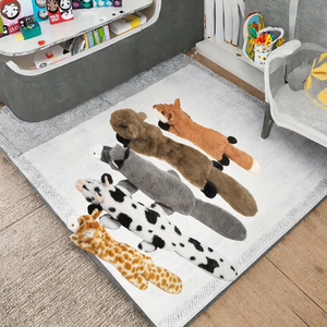 Jouets à mâcher pour chiens en papier écologique, populaires, en forme de dessin animé, qui couinent et font crêpir, en peluche pour chiens - Product Image 3