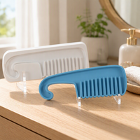 J267 Vente en gros Moules en silicone personnalisés écologiques pour peignes à cheveux femme et brosses afro, forme rectangulaire, facile à démouler