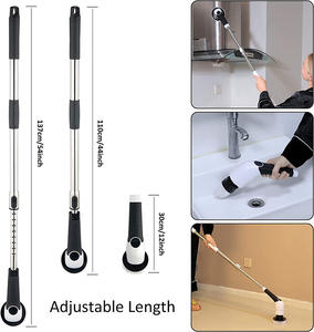 Nouveaux outils de nettoyage automatiques <span class=keywords><strong>sans</strong></span> <span class=keywords><strong>fil</strong></span> huit en un <span class=keywords><strong>balai</strong></span> de salle de bain têtes de <span class=keywords><strong>brosse</strong></span> de nettoyage épurateur <span class=keywords><strong>électrique</strong></span> - Product Image 4